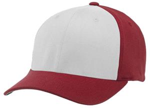 (ALTERN.) WHITE FRONT PANEL/RED PANELS & VISOR