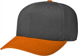 BLACK CAP / ORANGE  VISOR