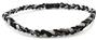 D-Bat Titanium Necklaces-Black/Silver