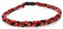 D-Bat Titanium Necklaces-Black/Red