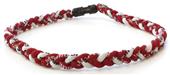 D-Bat Titanium Necklaces-Maroon/White