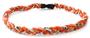 D-Bat Titanium Necklaces-Orange/White