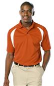 Blue Generation Men's Raglan SS Wicking Polo Shirt