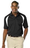 Blue Generation Men's Raglan SS Wicking Polo Shirt