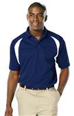 Blue Generation Men's Raglan SS Wicking Polo Shirt