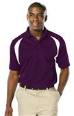 Blue Generation Men's Raglan SS Wicking Polo Shirt