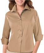 Blue Generation 3/4 Sleeve Peached Twill Shirts Blue Generation 3/4 Sleeve Peached Twill Shirts
