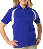 Blue Generation Raglan SS Wicking Polo Shirt Blue Generation Raglan SS Wicking Polo Shirt