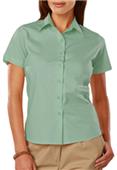 Blue Generation Short Sleeve Stretch Poplin Blouse Blue Generation Short Sleeve Stretch Poplin Blouse