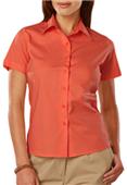 Blue Generation Short Sleeve Stretch Poplin Blouse Blue Generation Short Sleeve Stretch Poplin Blouse