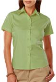 Blue Generation Short Sleeve Stretch Poplin Blouse Blue Generation Short Sleeve Stretch Poplin Blouse