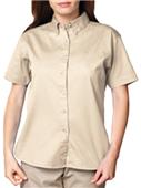 Blue Generation Ladies SS Cotton Twill Shirts Blue Generation Ladies SS Cotton Twill Shirts