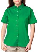 Blue Generation Ladies SS Cotton Twill Shirts Blue Generation Ladies SS Cotton Twill Shirts
