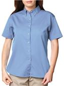 Blue Generation Ladies SS Cotton Twill Shirts Blue Generation Ladies SS Cotton Twill Shirts