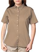 Blue Generation Ladies SS Cotton Twill Shirts Blue Generation Ladies SS Cotton Twill Shirts