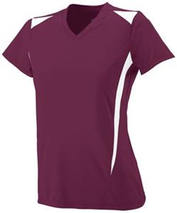 MAROON/WHITE