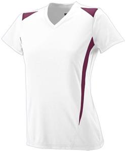 WHITE/MAROON