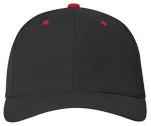 BLACK/RED - CONTRASTING COLORS