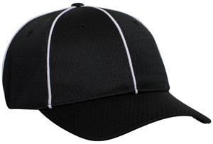 BLACK W/ WHITE PIPING