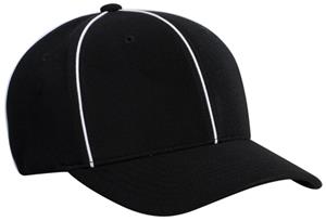 BLACK W/ WHITE PIPING