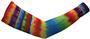 Womens Stripe Tie Dye Sleeve Warmer