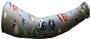 Mens Grey Skulls Sleeve Warmer