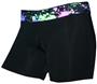 Black/Splat 4" Compression Shorts