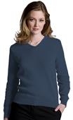 Edwards Misses' V-Neck Long Sleeve Sweater