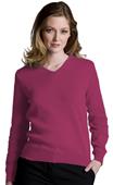 Edwards Misses' V-Neck Long Sleeve Sweater