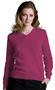 Edwards Misses' V-Neck Long Sleeve Sweater
