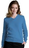 Edwards Misses' V-Neck Long Sleeve Sweater