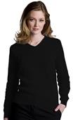 Edwards Misses' V-Neck Long Sleeve Sweater