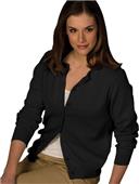 Edwards Misses' Cotton Cashmere Cardigan
