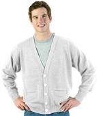 Edwards Unisex V-Neck Cardigan with Two Pockets Edwards Unisex V-Neck Cardigan with Two Pockets