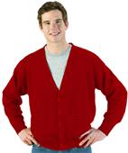 Edwards Unisex V-Neck Cardigan with Two Pockets Edwards Unisex V-Neck Cardigan with Two Pockets
