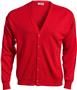 Edwards Unisex V-Neck Cardigan with No Pockets