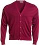 Edwards Unisex V-Neck Cardigan with No Pockets