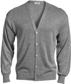 Edwards Unisex V-Neck Cardigan with No Pockets Edwards Unisex V-Neck Cardigan with No Pockets