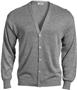 Edwards Unisex V-Neck Cardigan with No Pockets