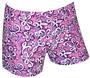 Spandex 6" Sports Shorts - Floral Print