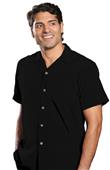 Edwards Unisex South Seas Solid Print Camp Shirt