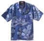 Edwards Unisex South Seas Leaf Print Camp Shirt