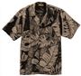 Edwards Unisex South Seas Leaf Print Camp Shirt