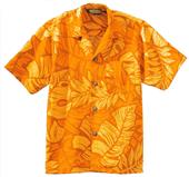 Edwards Unisex South Seas Leaf Print Camp Shirt