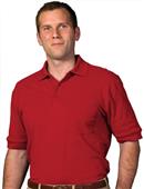 Edwards Unisex Short Sleeve Soft Touch Pique Polo