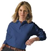 Edwards Unisex Long Sleeve Soft Touch Pique Polo