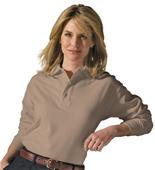 Edwards Unisex Long Sleeve Soft Touch Pique Polo