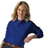 Edwards Unisex Long Sleeve Soft Touch Pique Polo