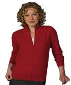 Edwards Misses' Full Zip Front Cardigan
