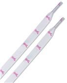 Red Lion Cancer Awareness Ribbon Shoelaces Red Lion Cancer Awareness Ribbon Shoelaces